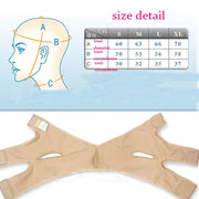 Elastic Face Slimming Bandage V Line Face Shaper Women Chin Cheek Lift Up Belt Facial Massager Strap Face Skin Care Tools Beauty JONNY