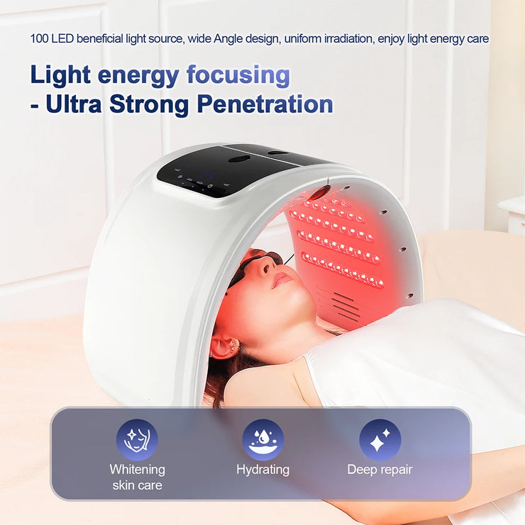 Professional 7 Colors PDT LED Mask Facial Red Light Therapy Skin Rejuvenation Device Face Lift Anti Wrinkle Beauty Machine