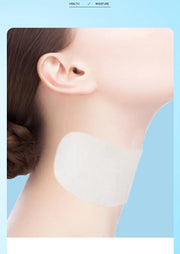 10 piezas de mascarilla para el cuello con ácido hialurónico, mascarilla reafirmante de colágeno para el cuello, nutritiva, iluminadora, hidratante y para el cuidado de la piel del cuello 