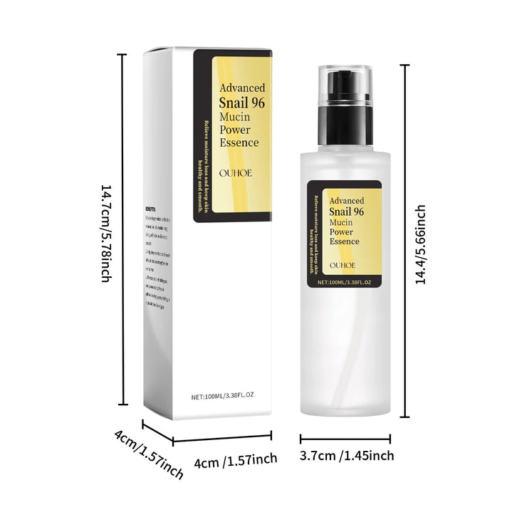 Advanced Snail 96 Mucin Power Essence Fading Fine Lines Moisturizing Lifting Firming Smoothing Nourishin Brightening Skin Care JONNY