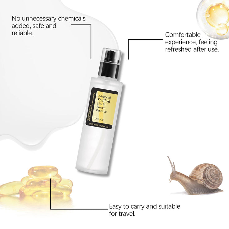 Advanced Snail 96 Mucin Power Essence Fading Fine Lines Moisturizing Lifting Firming Smoothing Nourishin Brightening Skin Care JONNY