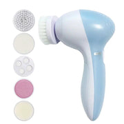 Electric Facial Cleaner 5 IN 1 Face Cleansing Brush Wash Machine Spa Skin Care Massager Blackhead Cleaning Facial Cleanser Tools JONNY