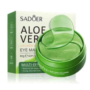 60pcs SAODER Aloe Vera Collagen Eye Mask Anti Dark Circles Eyes Bags Moisturizing Firming Eye Patches Eyes Skin Care Products JONNY