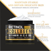 Men's Retinol Collagen Face Cream Skincare Moisturizing Brightening Hydrating Smooth Wrinkles Firming Facial Face Men Skin Care JONNY