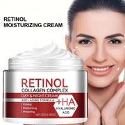 Retinol Collagen Facial Care Moisturizing Cream deeply nourishes  Suitable for dry and rough skin, Aging Face Cream Moisturizing JONNY