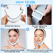 One Set Electric Face Massager 5 Modes 12 Intensity Adjustments Suitable Daily Facial Care JONNY