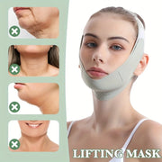 Bandage amincissant réutilisable pour le visage en V pour femme, ceinture de levage du menton et des joues, sangle de massage du visage, soins de la peau, outils de beauté