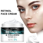 YOUNGCOME Retinol Collagen Moisturizing Cream Promotes Skin Elasticity and Luster Nourishing Brightening Improve Skin Texture JONNY