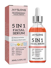 Collagen serum bottle with a dropper, showcasing its hydrating and anti-aging properties. The serum helps to improve skin elasticity, reduce wrinkles, and promote a youthful glow. Suitable for all skin types, this nourishing product provides deep hydration and supports skin rejuvenation.