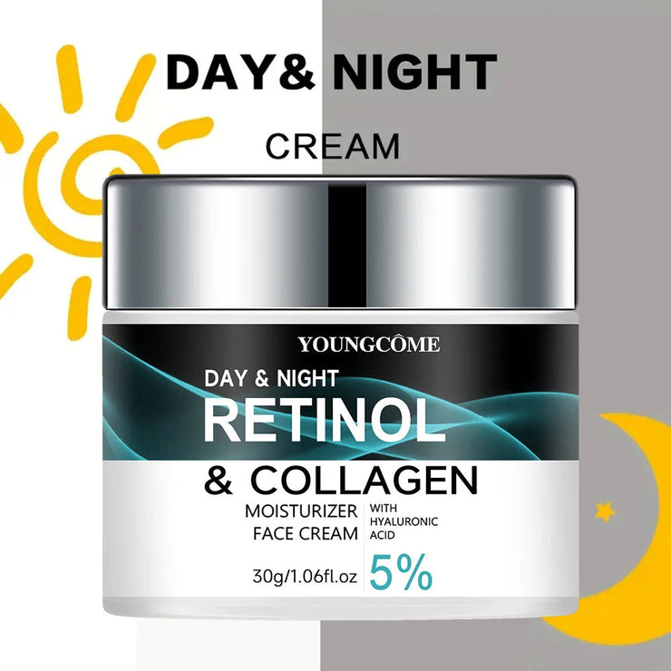 YOUNGCOME Retinol Collagen Moisturizing Cream Promotes Skin Elasticity and Luster Nourishing Brightening Improve Skin Texture JONNY