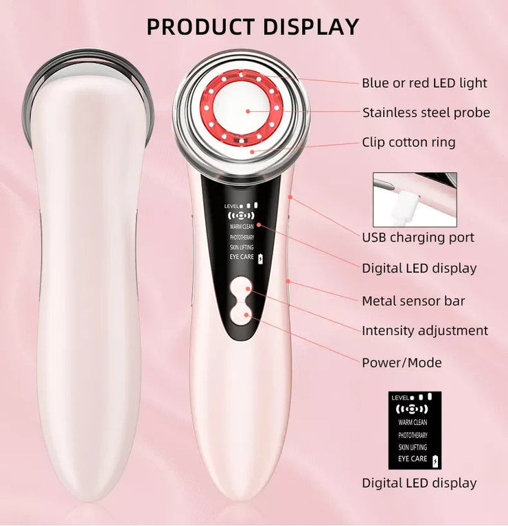 Multifunctional Facial Skin Care Beauty Massager Electric Facial Massage Device Clean Face Skin Rejuvenation Lifting Tighten JONNY