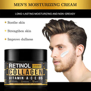 Men's Retinol Collagen Face Cream Skincare Moisturizing Brightening Hydrating Smooth Wrinkles Firming Facial Face Men Skin Care JONNY