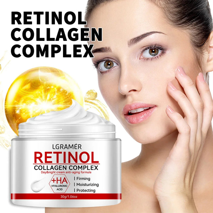 Retinol Lifting Firming Cream Collagen Smooth wrinkles Face Cream For Moisturizer Whitening Nourishing Brighten Skin Products JONNY