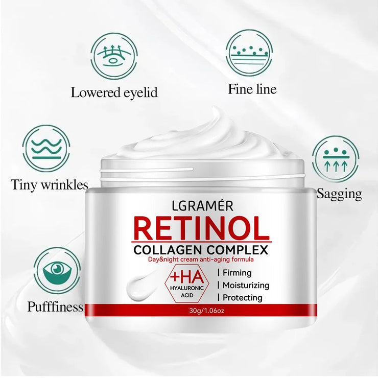 Retinol Lifting Firming Cream Collagen Smooth wrinkles Face Cream For Moisturizer Whitening Nourishing Brighten Skin Products JONNY