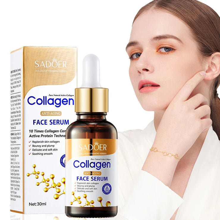 Collagen Face Serum skincare Facial Essence Liquid Firming Moisturizing Nourishing Facial Serum Skin Care JONNY