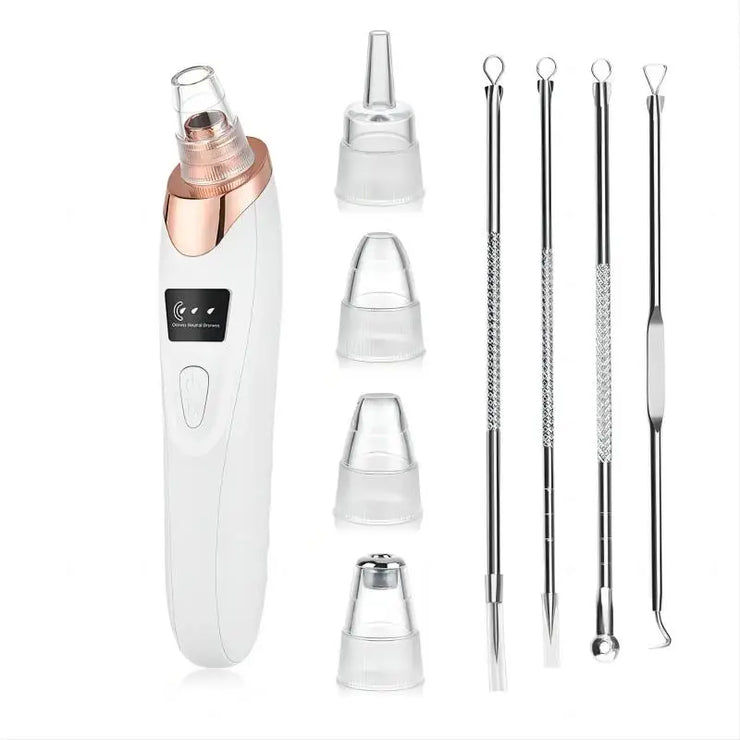 Newest Technology Blackhead Remover Vacuum Pore Cleaner for Face&Nose Blackhead Removal Kit Electric Acne Facial Extractor Tool