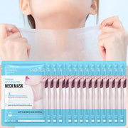 10pcs Hyaluronic Acid Neck Mask Collagen Firming Neck Masks Nourishing Brightening Beauty Moisturizing Necks Skin Care